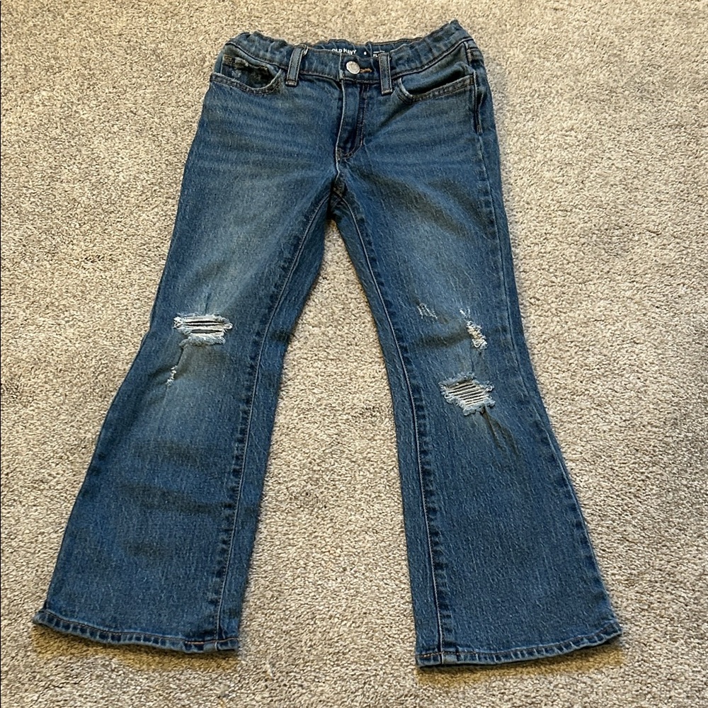 Old Navy High Rise Flare Adjustable Waist Girl’s Jeans
